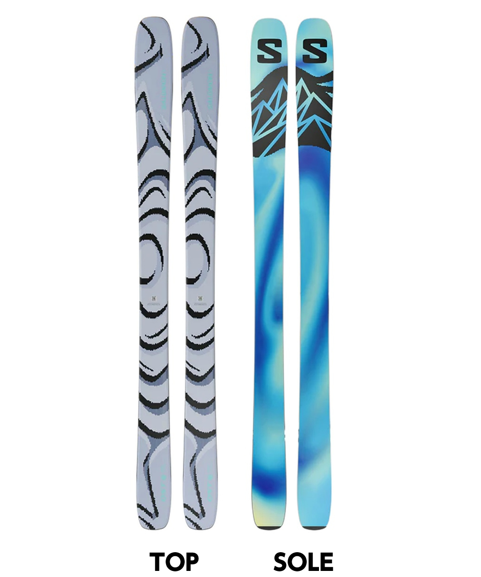 Salomon QST 100 スキー 板 キッズ サロモン(SALOMON) フリースタイルスキー板 キューエスティー