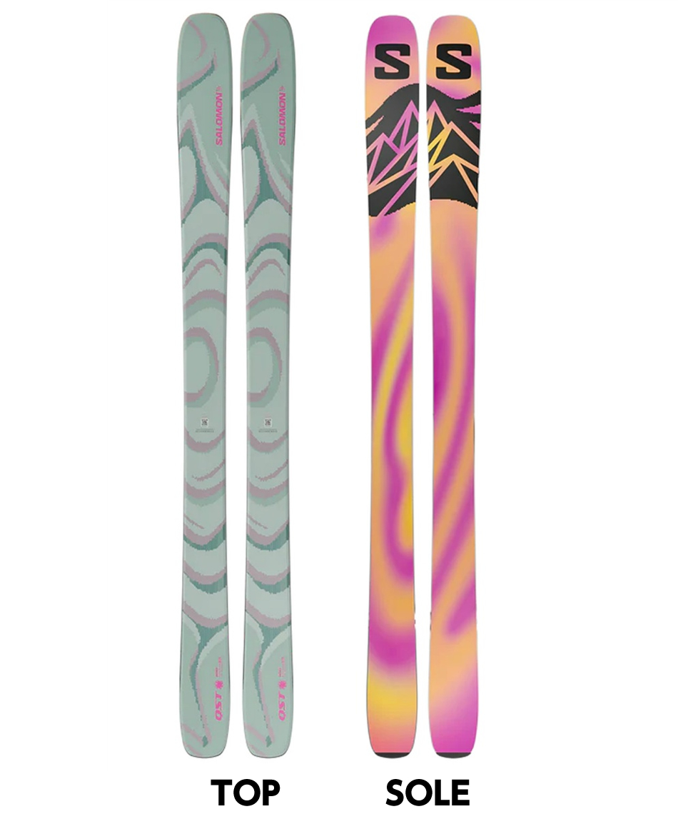 Salomon QST 100 スキー 板 キッズ サロモン(SALOMON) フリースタイルスキー板 キューエスティー