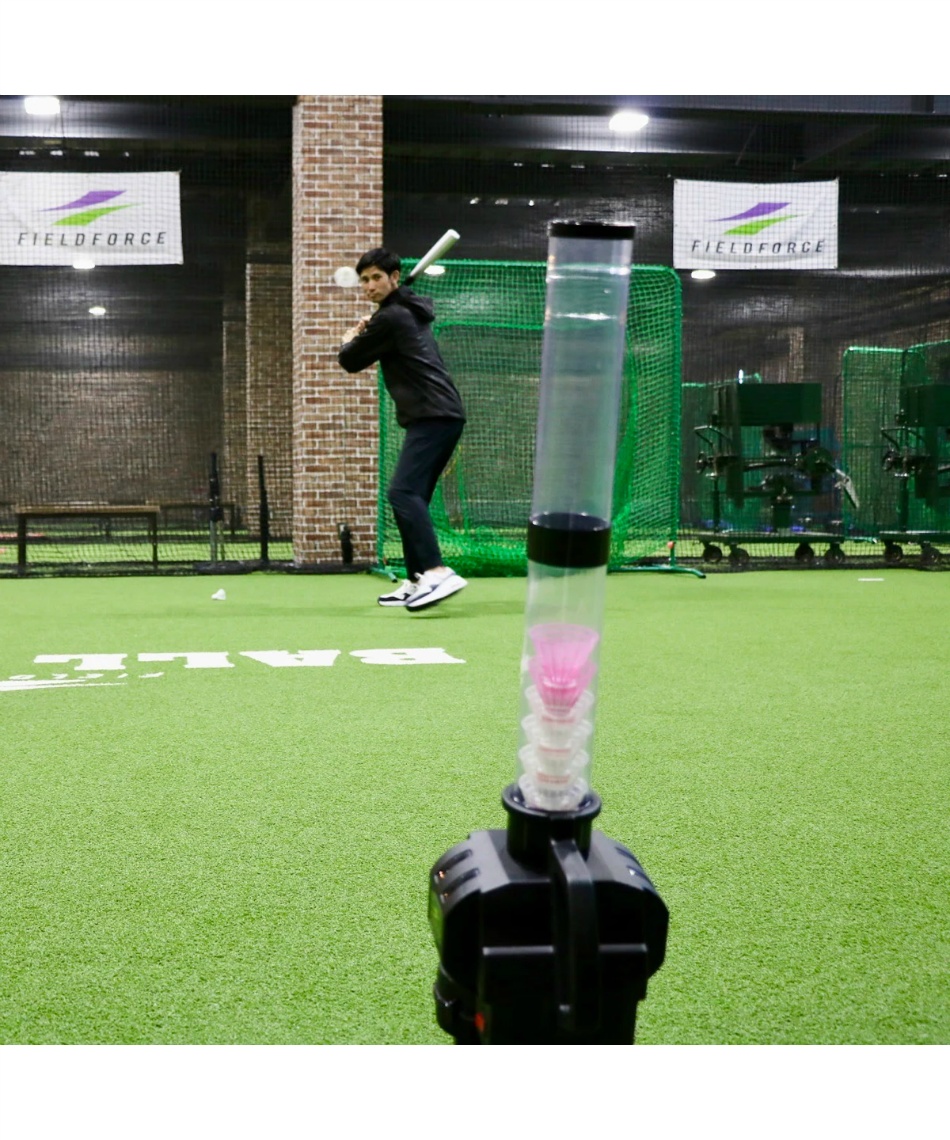【野球自主トレ】FIELDFORCE スピードシャトルマシン　シャトル35個付き フィールドフォース(FIELDFORCE) 野球 トレーニング用品 スピード