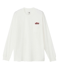 �l���|�C���g45pt 30% OFF�^SALE �U�E�m�[�X�E�t�F�C�X T�V���c ���� L/S FD FLOWER LG T �����O�X���[�u�t���b�V���h���C�t�����[���S�e�B�[ NT82535-OW �y�������K�i�z �����Y ���f�B�[�X OW XL