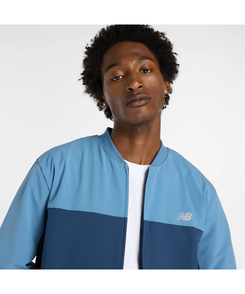 ウインドブレーカー ジャケット ストレッチウーブンボンバージャケット