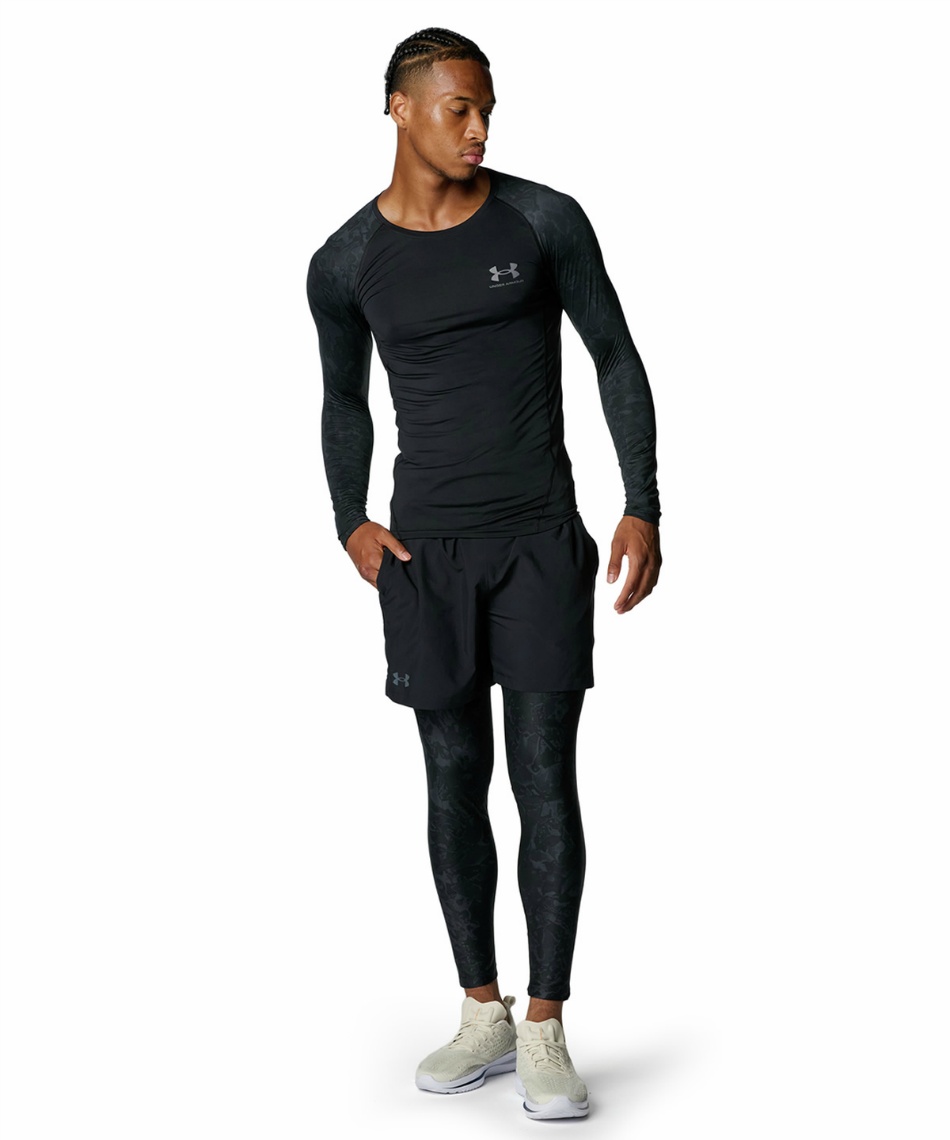 加圧ウェア アンダーアーマー(UNDER ARMOUR) ロングタイツ UA HEATGEAR CAMO