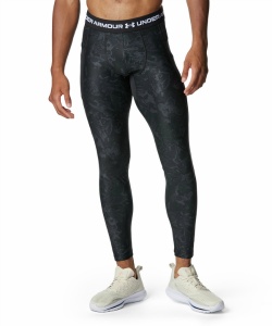 獲得ポイント50pt アンダーアーマー(UNDER ARMOUR) ロングタイツ UA HEATGEAR CAMO LEGGINGS UA ヒートギア カモ レギンス 6007729-001 メンズ 001 SM