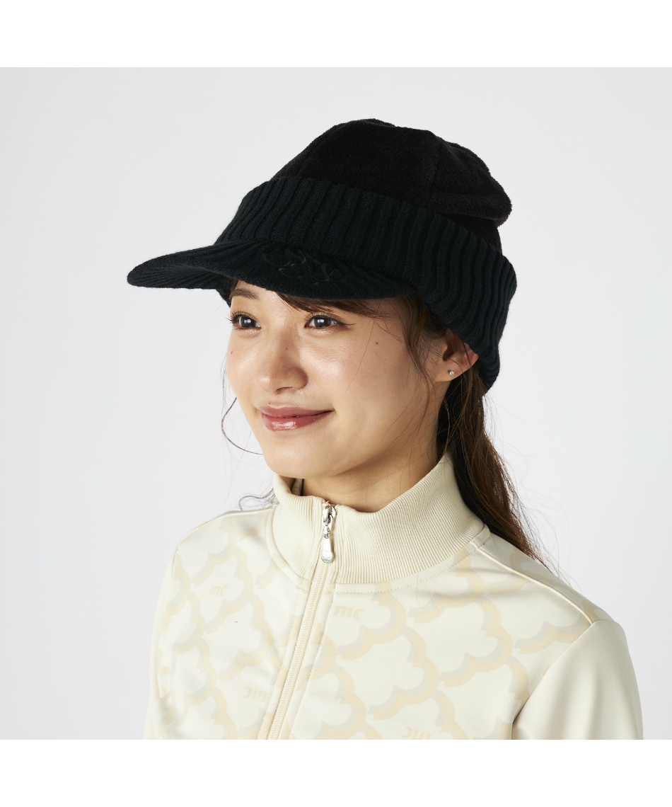 マリクレール(marie claire) ゴルフ キャップ ファーニットキャップ