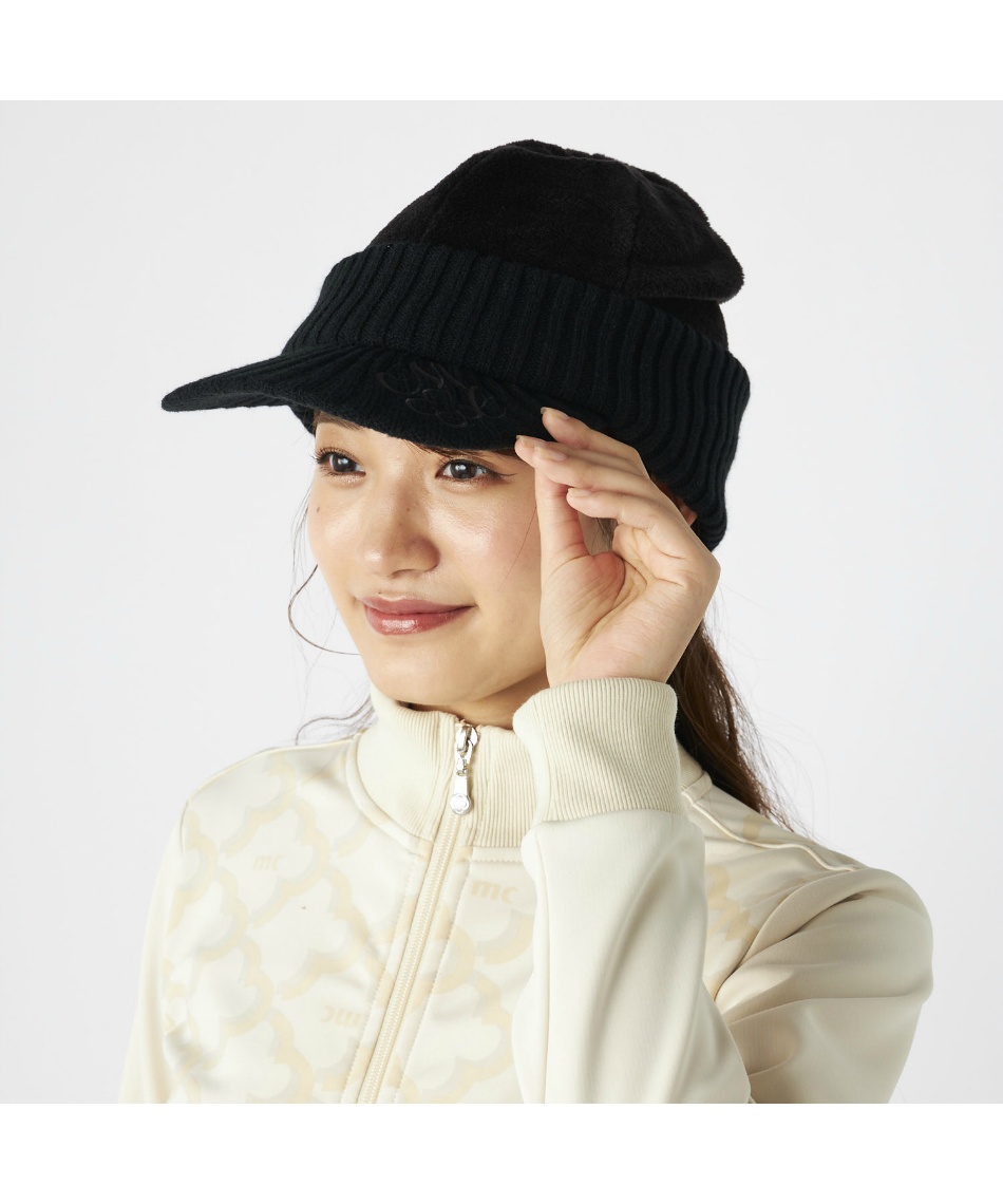 マリクレール(marie claire) ゴルフ キャップ ファーニットキャップ