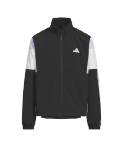 獲得ポイント63pt 10% OFF/SALE 【送料無料】アディダス(adidas) ウインドブレーカー ジャケット ガールズ GPウーブンジャケット WU048-JZ8676 ジュニア BK 130