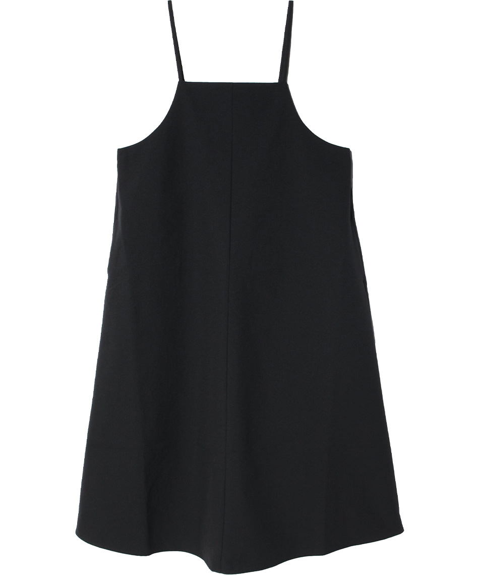 【試着のみ】pois ポワ　メローキャミ　ブラック 試着のみ】pois ポワ メローキャミ ブラック