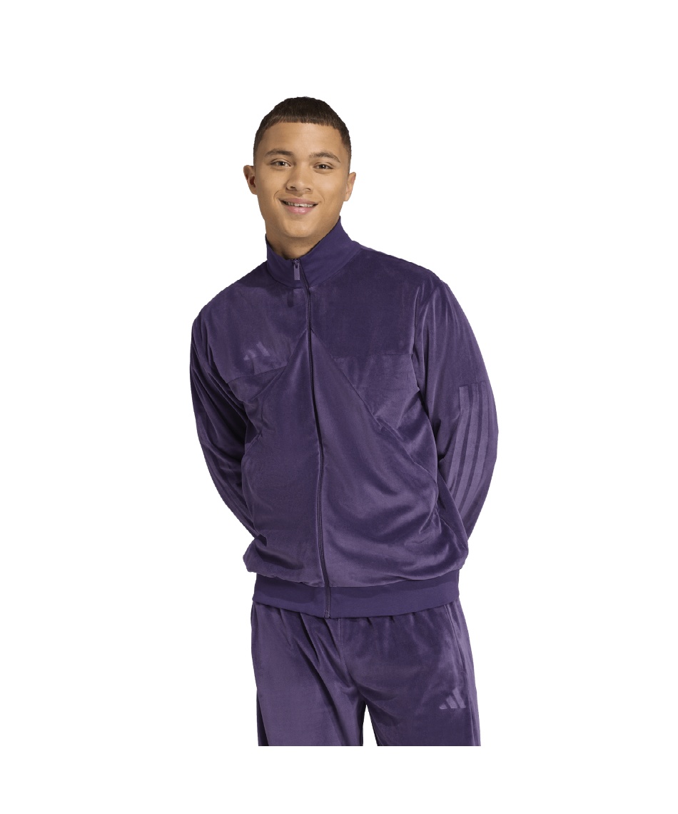 libelice ベロア　紫　XL 1111clothing（ワンフォークロージング）の「ベロア トラック