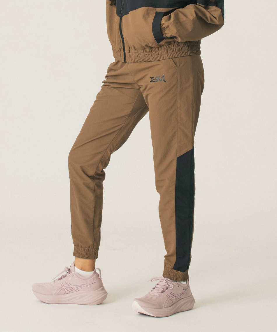 エックスガール(X‐girl) ウインドブレーカー パンツ CB 裏メッシュWB