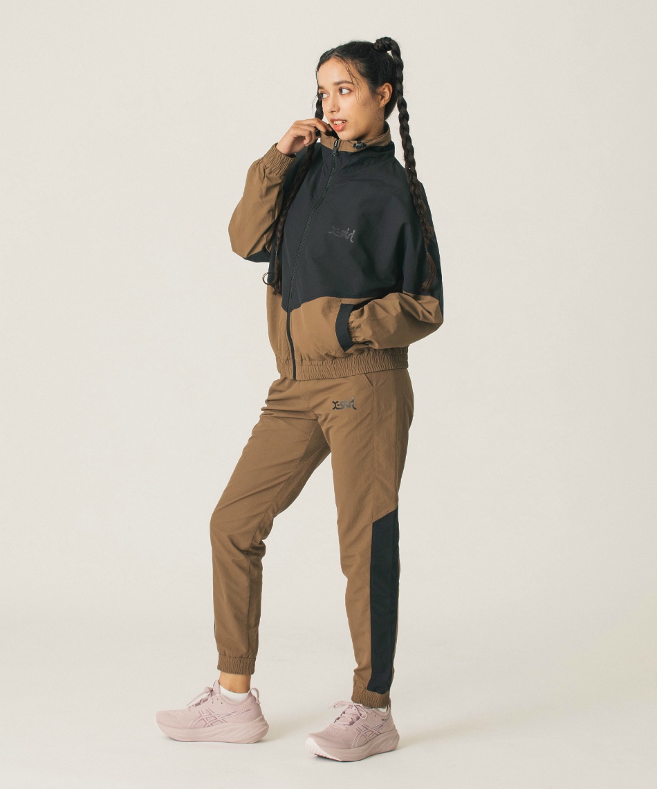 エックスガール(X‐girl) ウインドブレーカー パンツ CB 裏メッシュWB