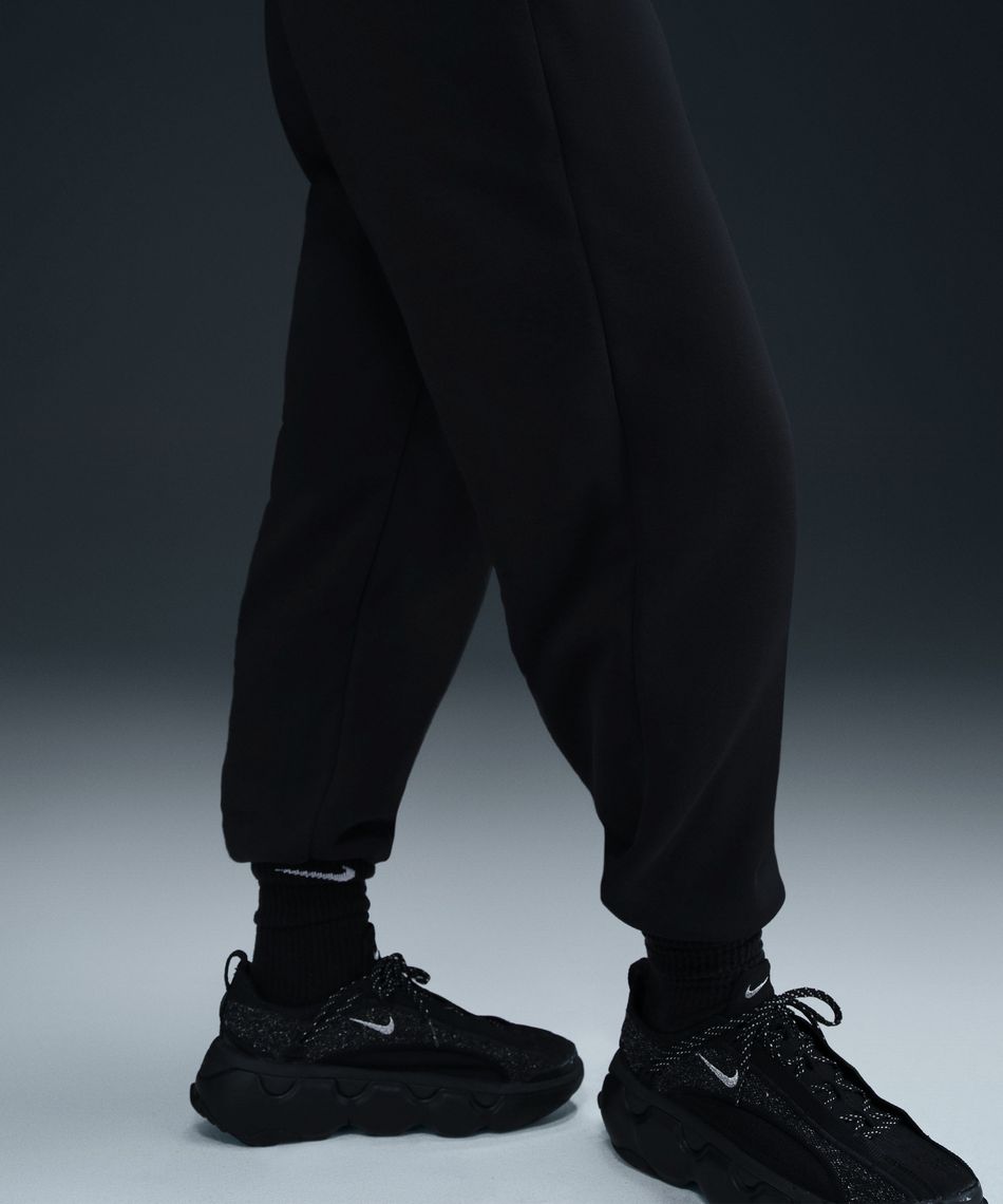 フリースパンツ ウィメンズ ハイウエスト オーバーサイズド スウェット