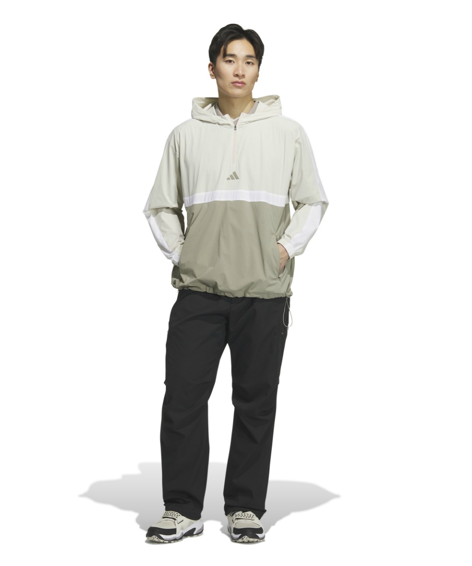 アディダス adidas ゴルフウェア ブルゾン メンズ ビヨンド ザ コース 撥水 カラーブロック アノラック JUW87 【国内正規品】【2025年秋冬モデル】 アディダス(adidas) ゴルフウェア ブルゾン ビヨンド ザ コース 撥水