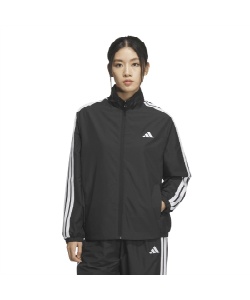 獲得ポイント63pt 10% OFF/SALE 【送料無料】アディダス(adidas) ウインドブレーカー ジャケット スリーストライプス ルーズフィット 3 STRIPES LOOSE FIT WINDBREAKER JACKET KA0947 QB062 レディース BK/WH O