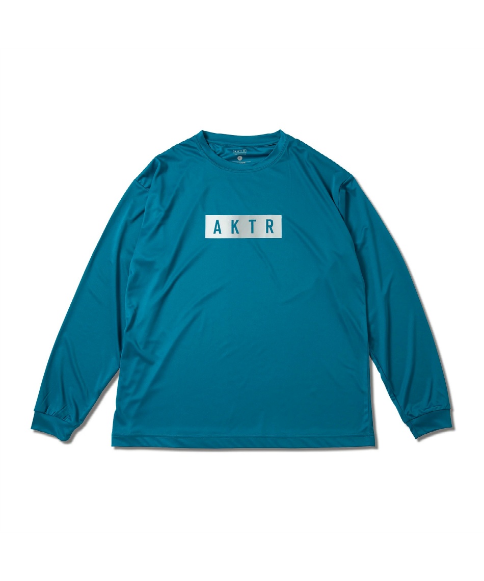 l|Cg60pt yzAN^[(AKTR) oXPbg{[ Vc FADE BOX LOGO L/S SPORTS TEE 225-020005 Y BLUE M