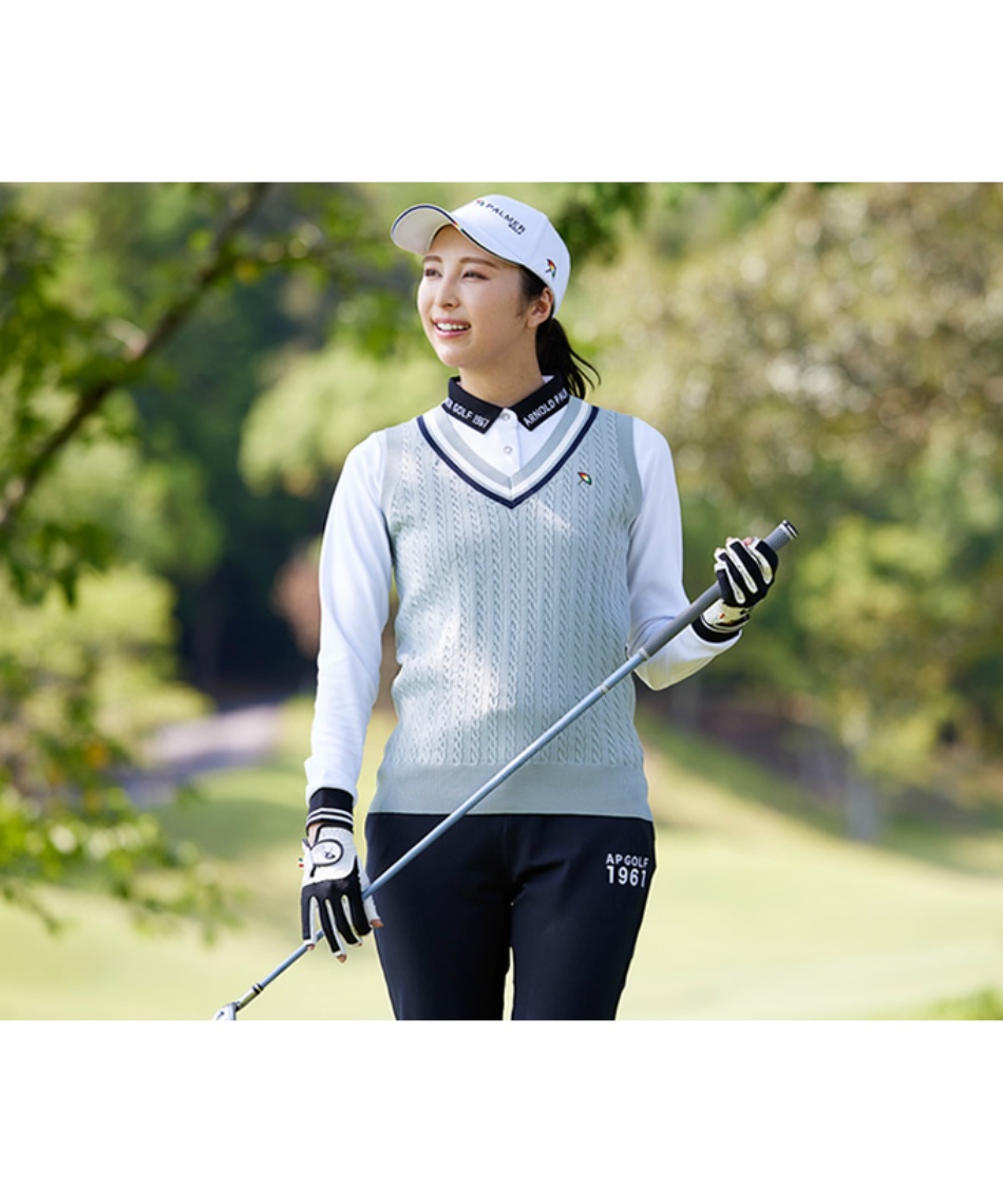 アーノルドパーマー(arnold palmer) ゴルフウェア ニットベスト V