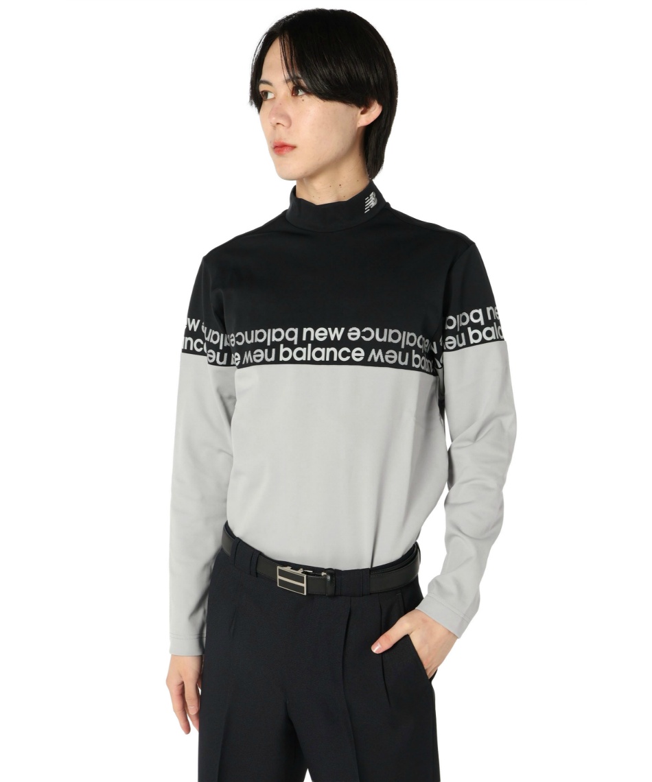 □ ニューバランス(new balance) ゴルフウェア 長袖シャツ 長袖モック