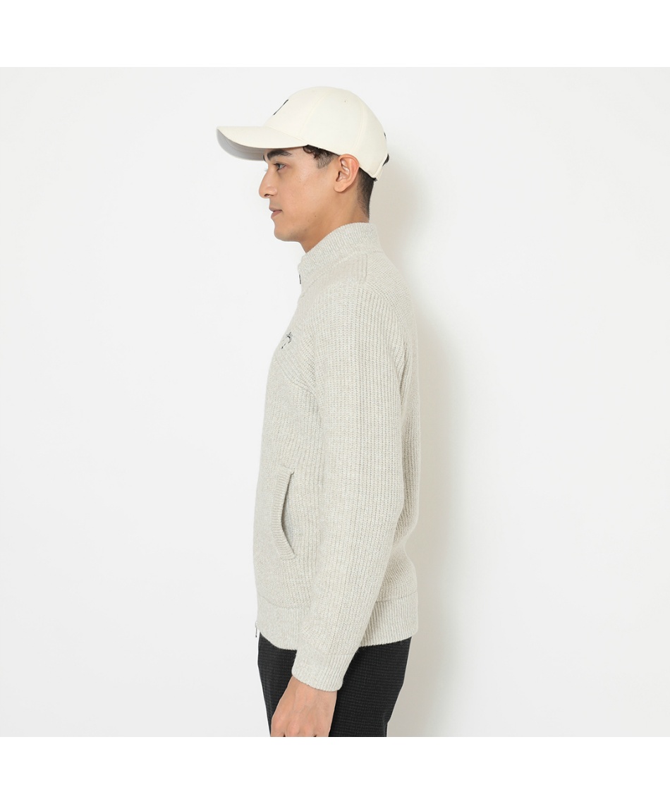 ３点セット【新品】キャロウェイ ホワイト フリース ニット スカート ハイネック キャロウェイ レディース ゴルフウェア 長袖セーター 秋 冬 ハイネック