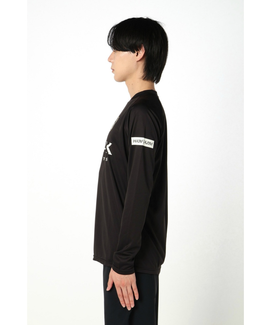 ブラック(VLUCK) サッカーウェア プラクティスシャツ 長袖 定番