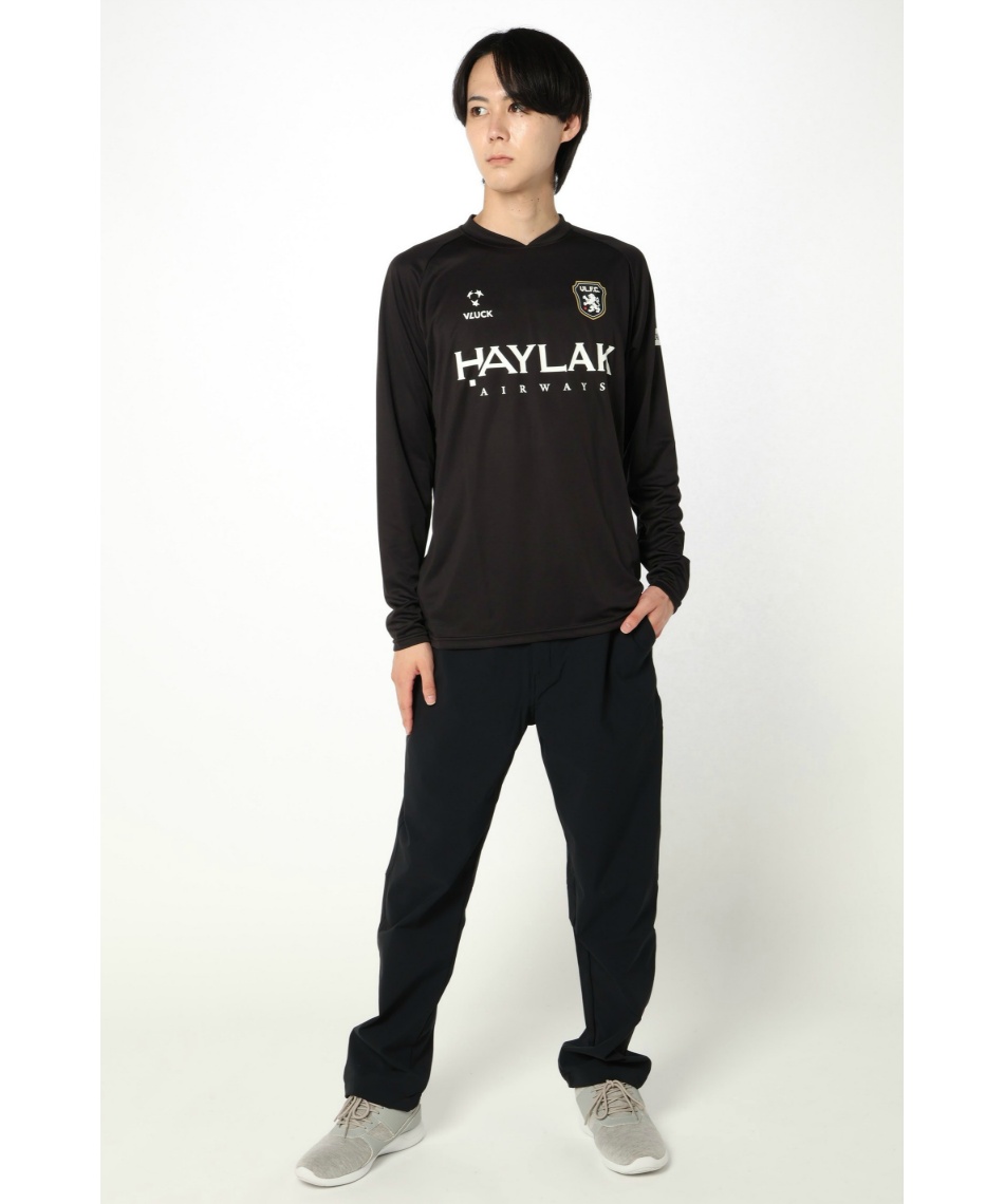 ブラック(VLUCK) サッカーウェア プラクティスシャツ 長袖 定番