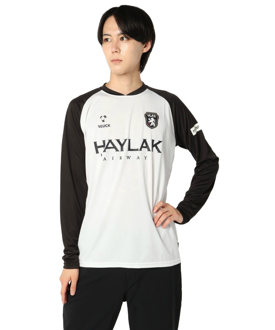 ブラック(VLUCK) サッカーウェア プラクティスシャツ 長袖 定番