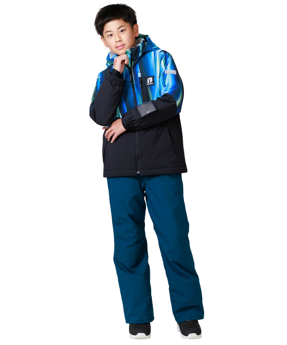 獲得ポイント150pt 【送料無料】レセーダ(RESEEDA) スキーウェア 上下セット SUIT RES78002 ジュニア BLU/NVY 150