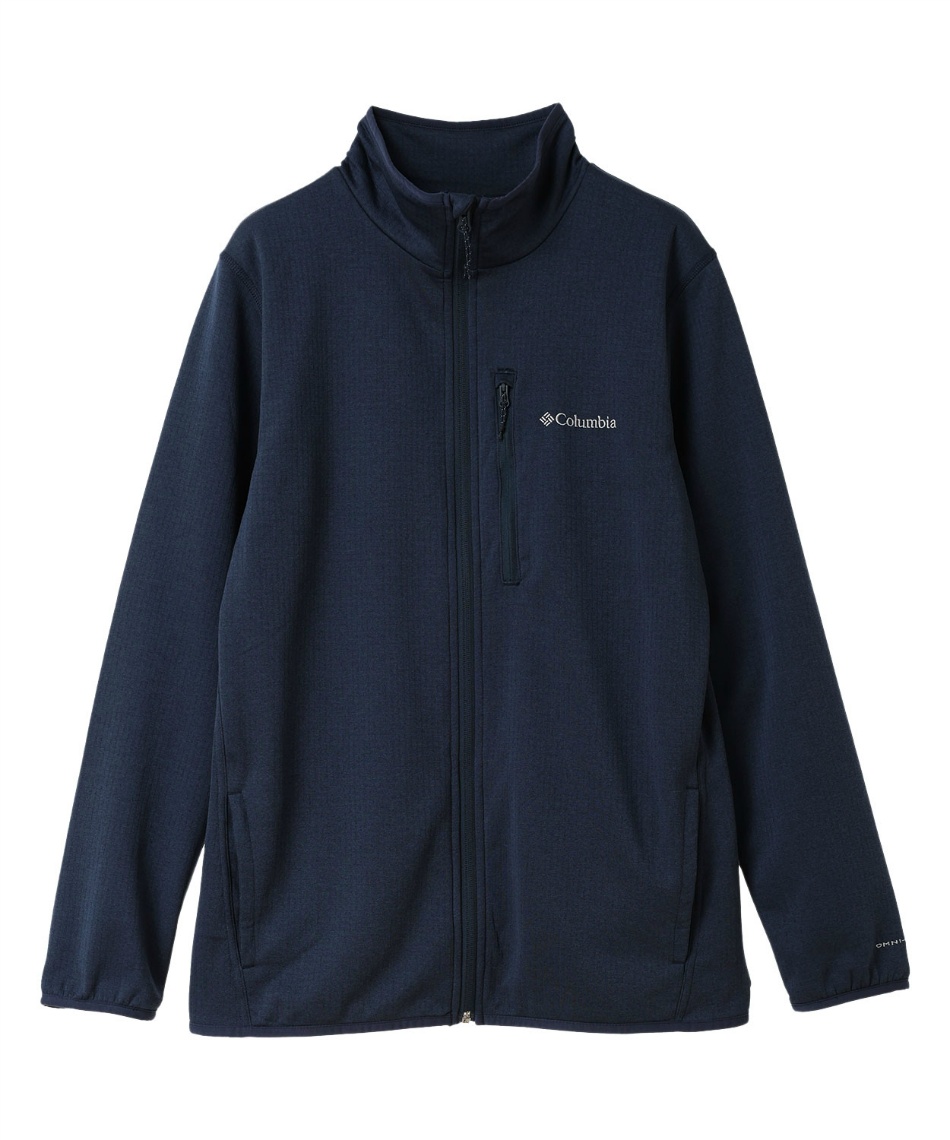 フリース ジャケット エッセンシャルハイクグリッドフリースフルジップ