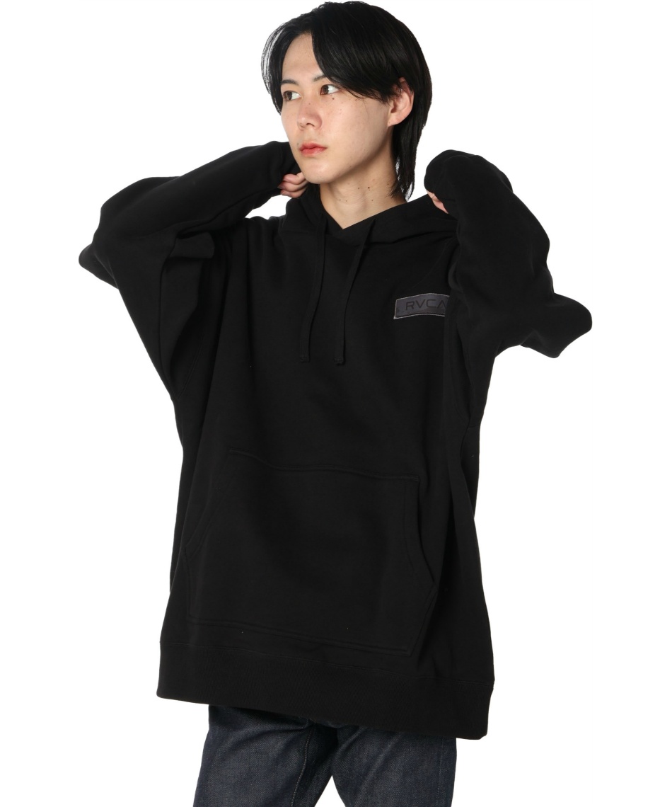 ルーカ(RVCA)THREE BOX RVCA フーディー BF042011 BLK(Men’s) ルーカ(RVCA) パーカー THREE BOX RVCA HD BF042011 | スポーツ