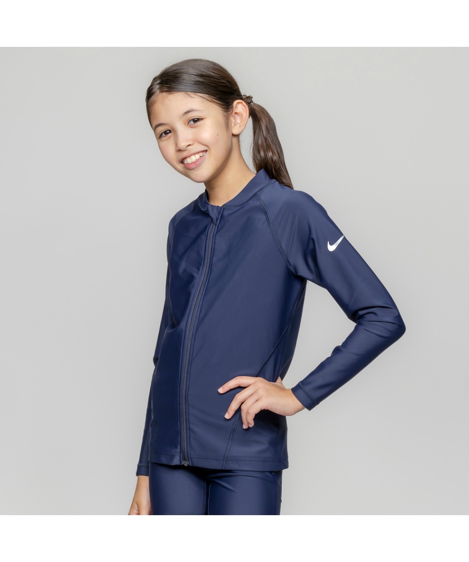 ナイキ(NIKE) ラッシュガード 長袖 UNISEX LS ジップラッシュガード