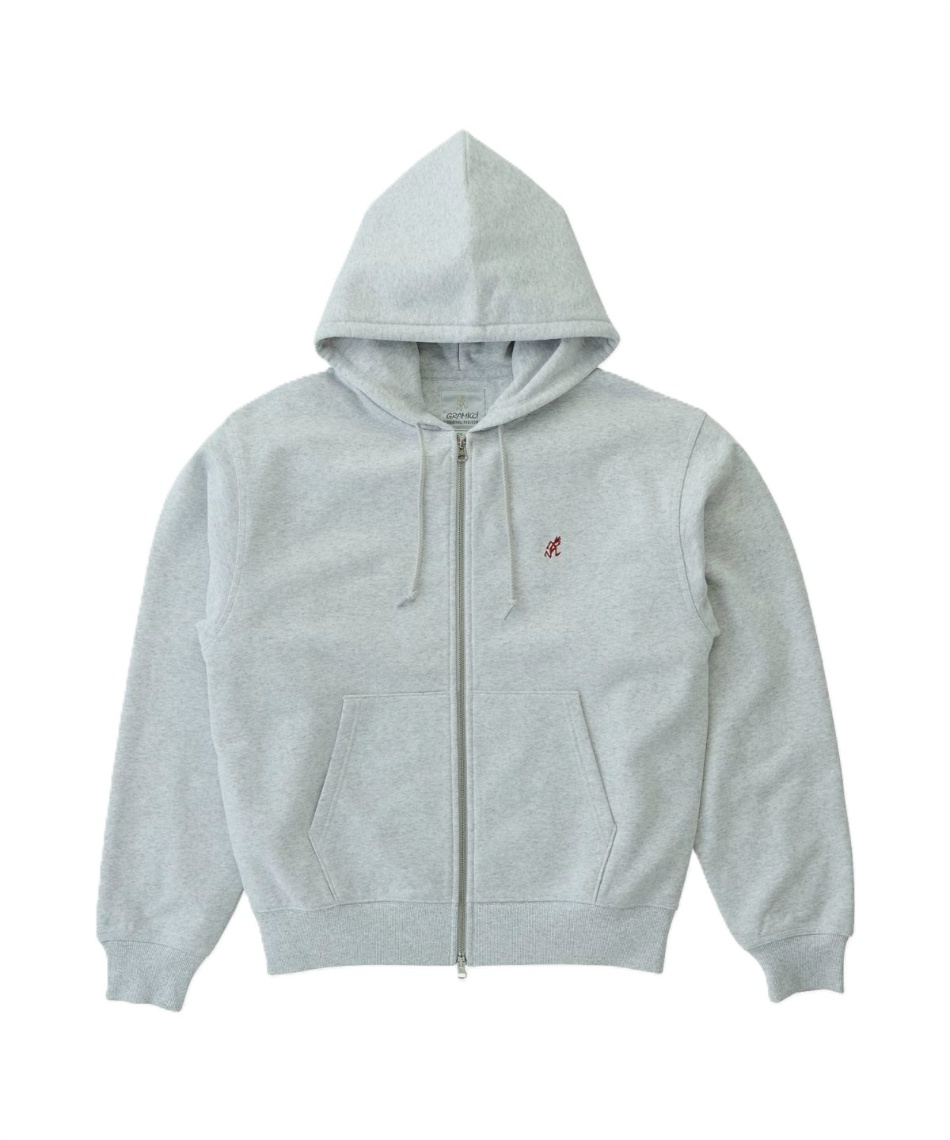 グラミチ(Gramicci) スウェットパーカー ONE POINT ZIP HOODED