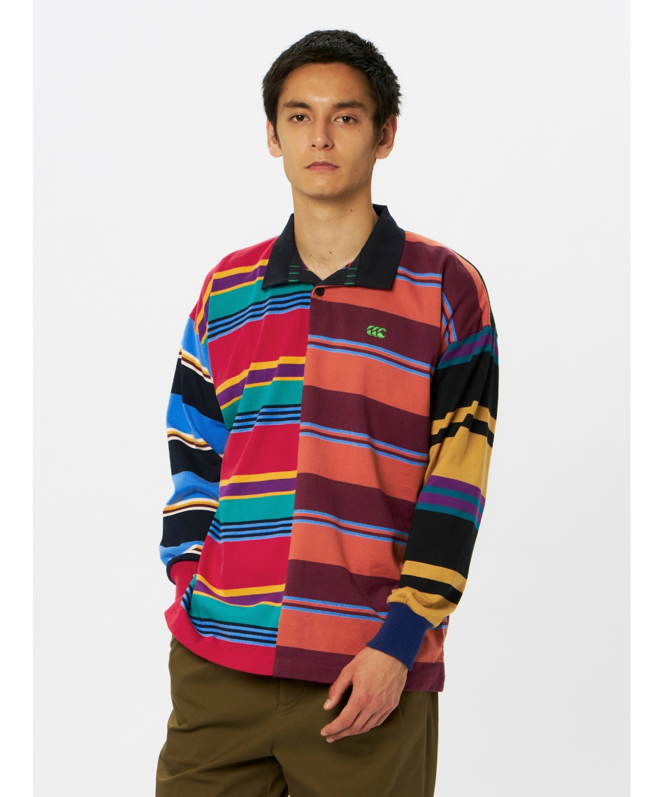 カンタベリー(CANTERBURY) ポロシャツ 長袖 ロングスリーブ アグリー