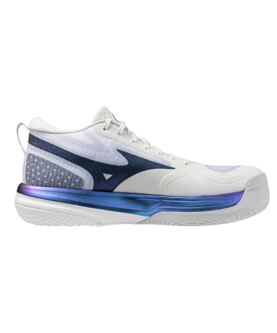 新商品！Mizuno ネオジャンプV1GA259951ホワイト/ブルー:26.5 3月13日発売】 ミズノ(MIZUNO) バレーシューズ ミズノネオジャンプ