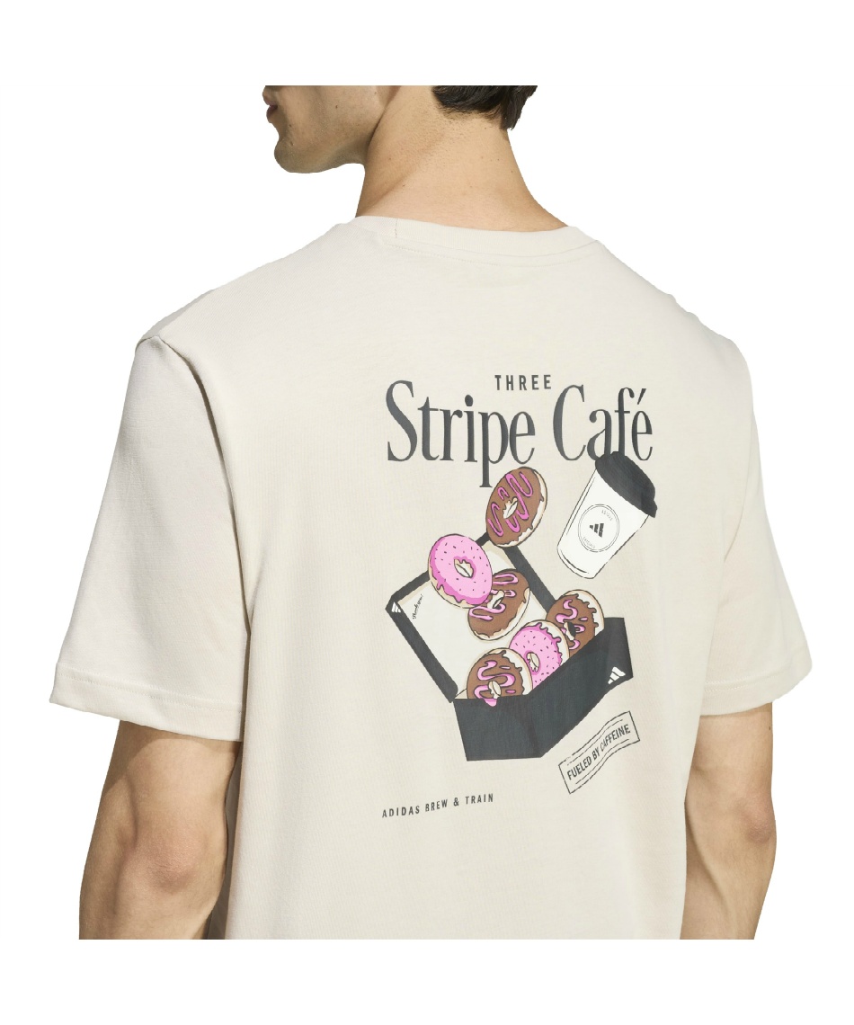 Tシャツ 半袖 コーヒー カフェ ドーナッツ ボックス グラフィックT