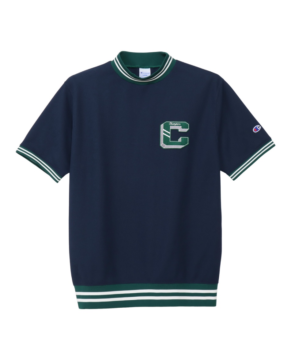 チャンピオン(Champion) ゴルフウェア 半袖シャツ モックネック半袖