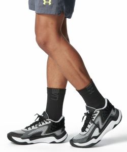 �l���|�C���g2235pt 8% OFF�^SALE �y���������z�A���_�[�A�[�}�[(UNDER ARMOUR) �o�X�P�b�g�V���[�Y UA SPAWN 7 MID 6000753-001 �����Y BLK�^MGY�^WH 26�D5