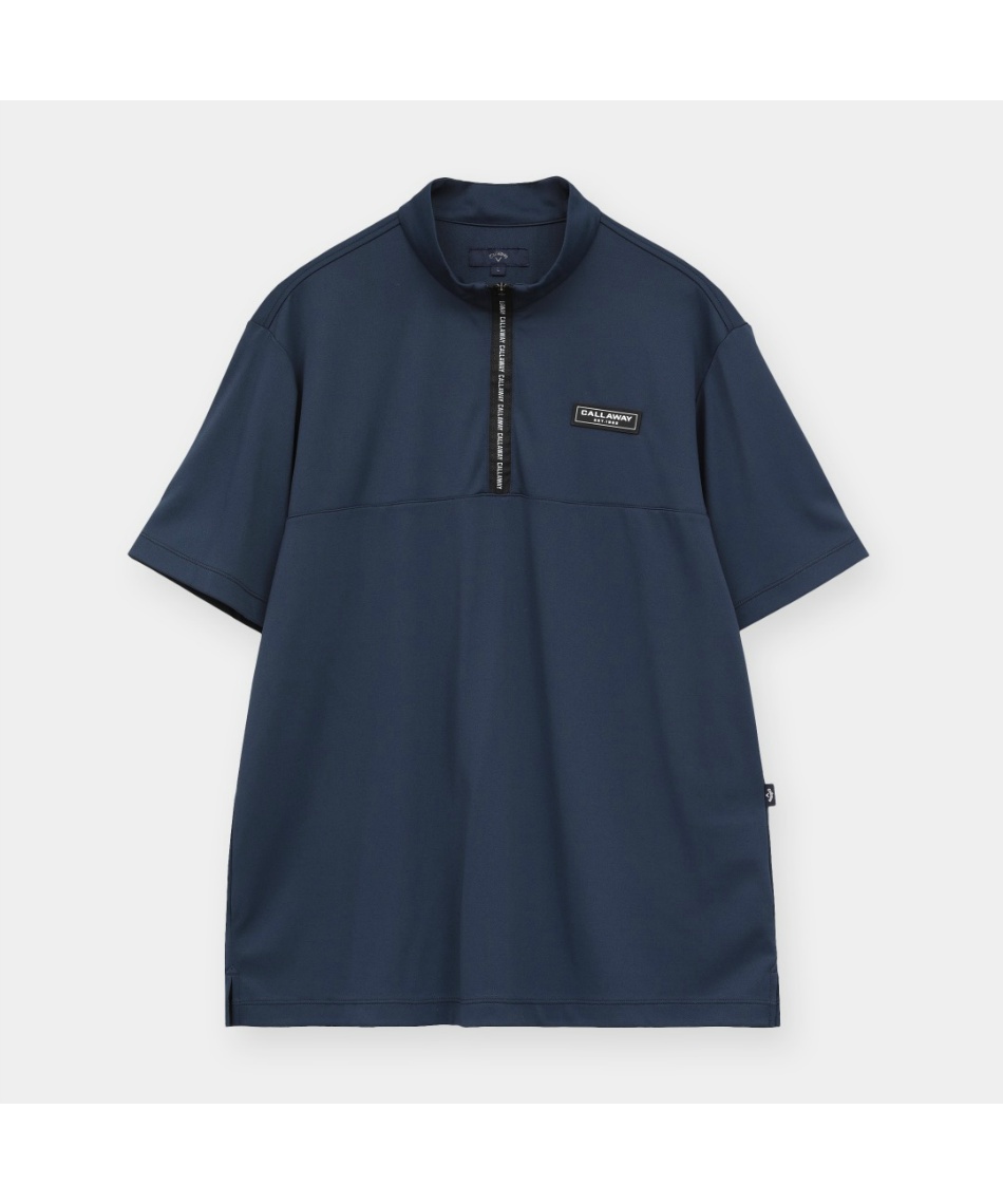 キャロウェイ(Callaway) ゴルフウェア 半袖シャツ 半袖ハーフジップ