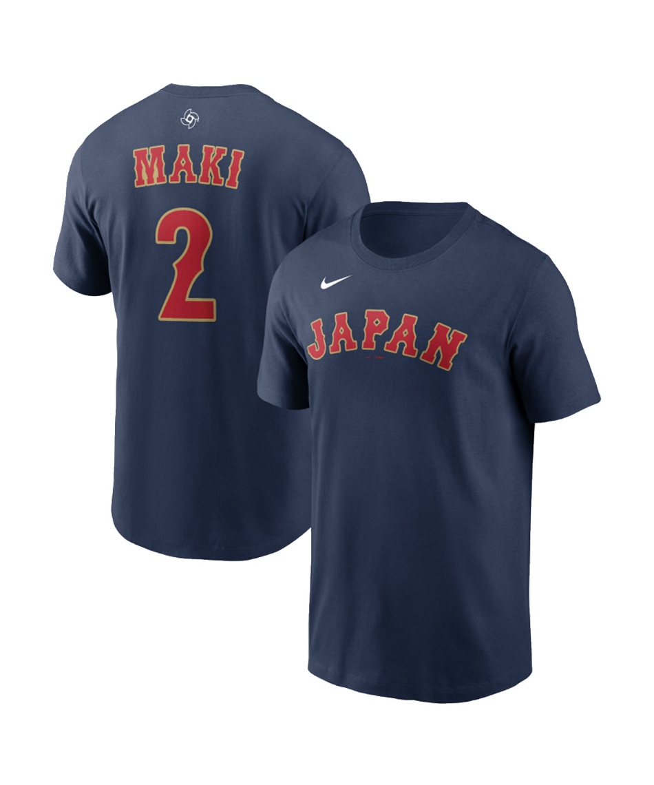 ナイキ(NIKE) 野球ウェア 半袖Tシャツ WBC 2026 Japan ネーム&ナンバー