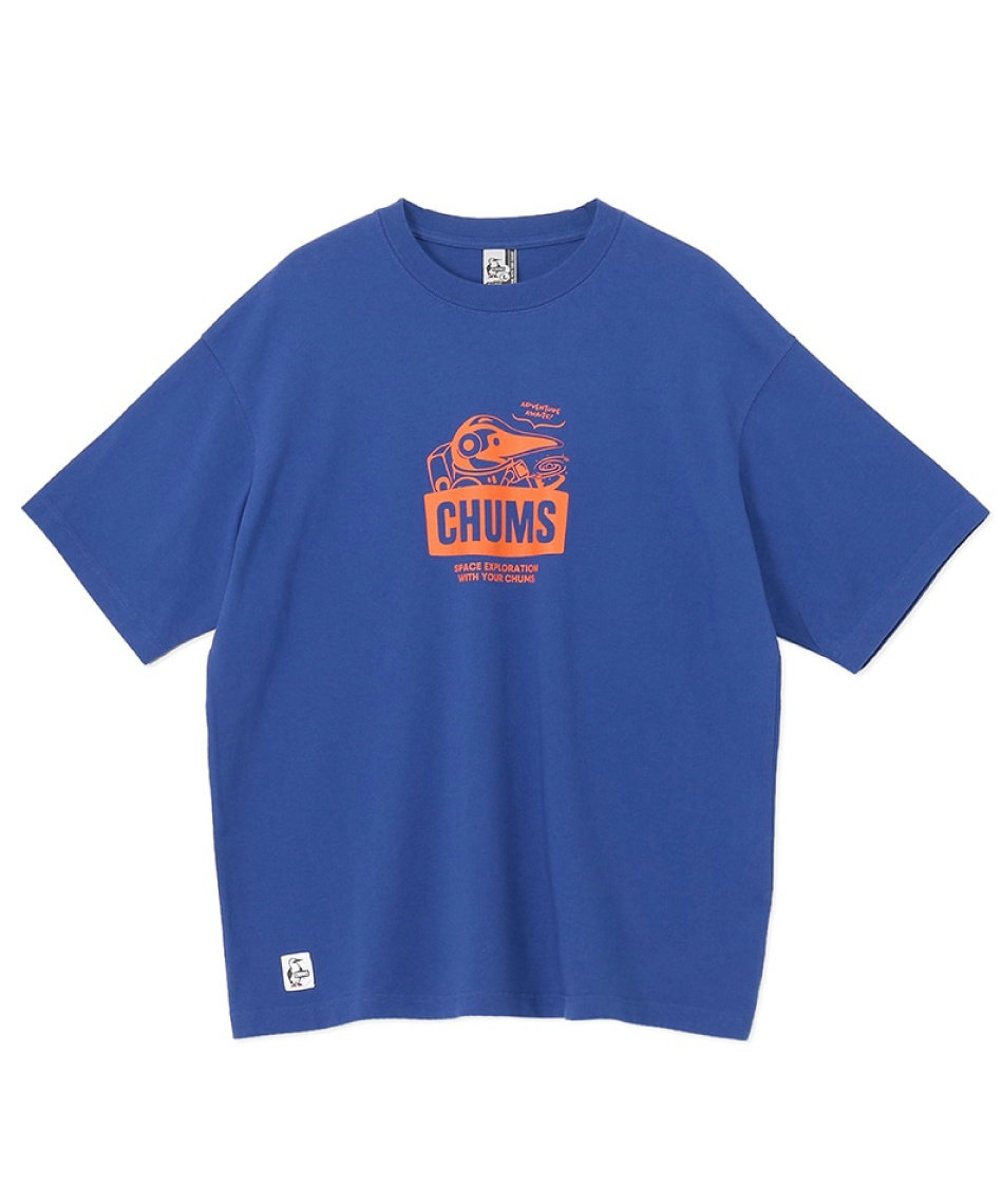 �l���|�C���g720pt �`�����X(CHUMS) T�V���c ���� �X�y�[�X�u�[�r�[T�V���c Space Booby T-Shirt CH01-2788 �����Y Blue M�^O