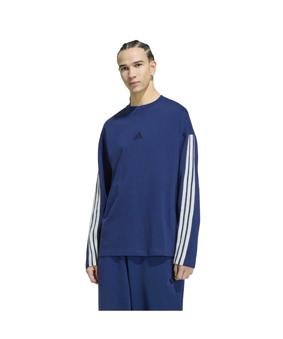 AdidasNG】 アディダス(adidas) Tシャツ 長袖 キット スリーストライプ