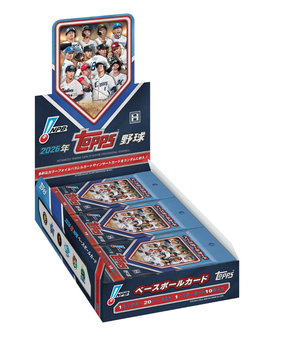 �l���|�C���g120pt �y���������z26 TOPPS NPB �x�[�X�{�[���J�[�h BOX �R���N�V���� �V�i ���J���p�b�N 1�{�b�N�X 20�p�b�N����