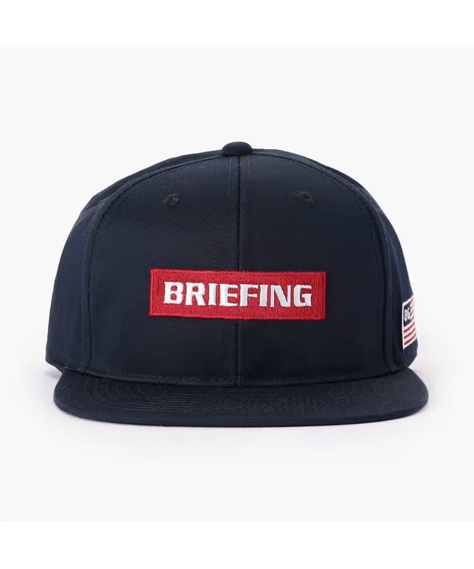 ブリーフィング(BRIEFING) ゴルフ キャップ ボックスロゴフラット