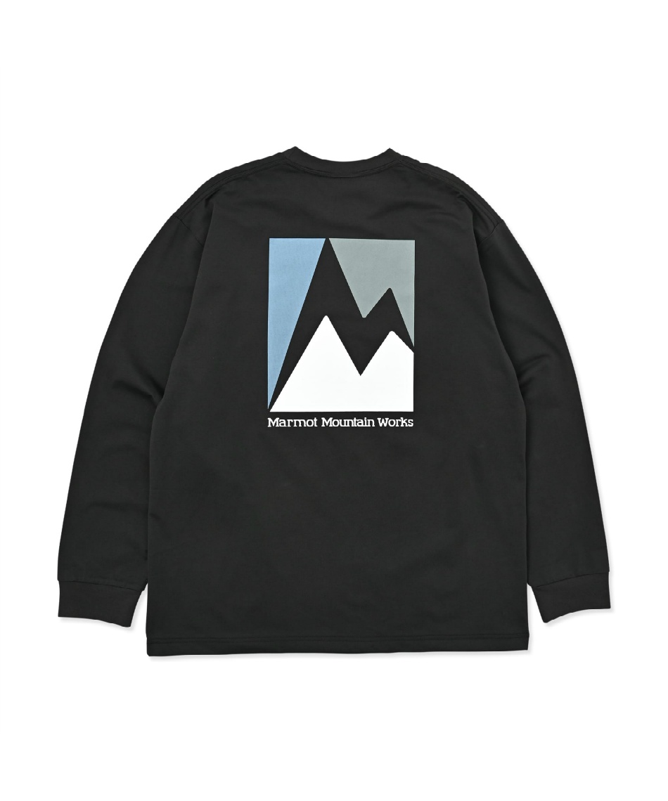 マーモット(Marmot) Tシャツ 長袖 クラック 長袖 T MTFW26MLS078-BLACK