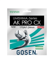 テニスガット　ゴーセン ウミシマ AK プロ CX 17　6張セット amuse37_020140008