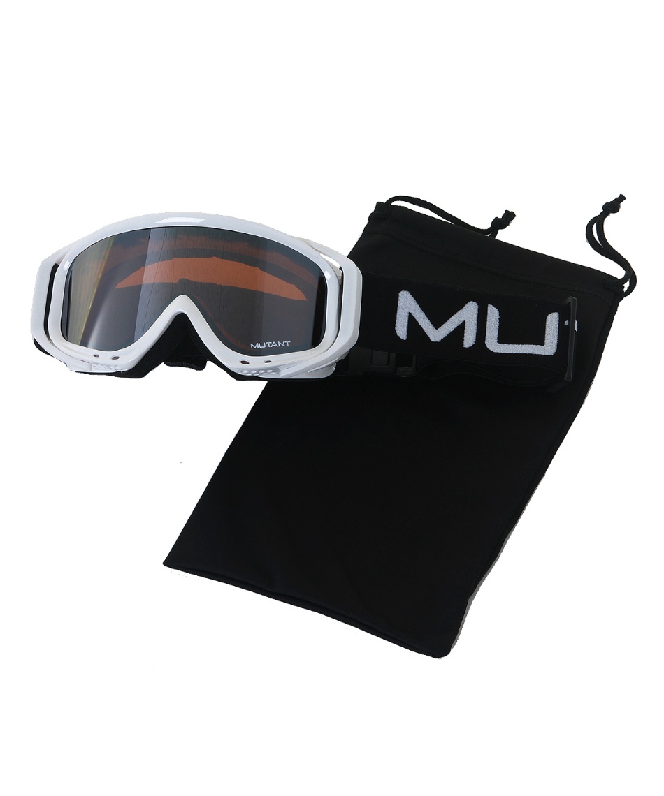 ミュータント(MUTANT) スキー スノーボードゴーグル 眼鏡対応 キッズ