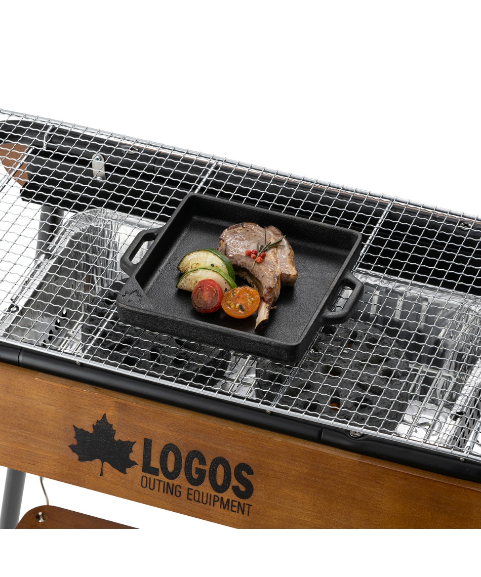 ロゴス(LOGOS) 調理器具 スキレット アイアンMYグリルPAN・スクエア