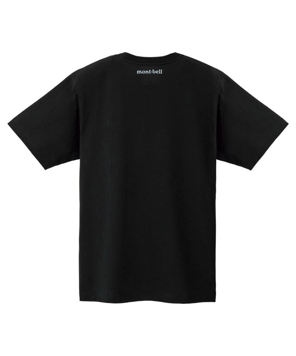 Tシャツ 半袖　ペアスキンコットン T mont-bell　2104711 BK　