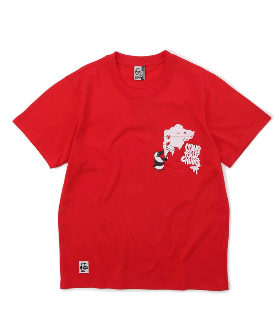 チャムス Chums Tシャツ 半袖 ブービーペインティングポケットtシャツ Booby Painting Pocket T Shirt Ch11 1860 Red スポーツ用品ならヒマラヤオンラインストア 公式 チャムス Chums Tシャツ 半袖 ブービーペインティングポケットtシャツ Booby Painting Pocket T Shirt Ch11 1860 Red スポーツ用品ならヒマラヤオンラインストア 公式