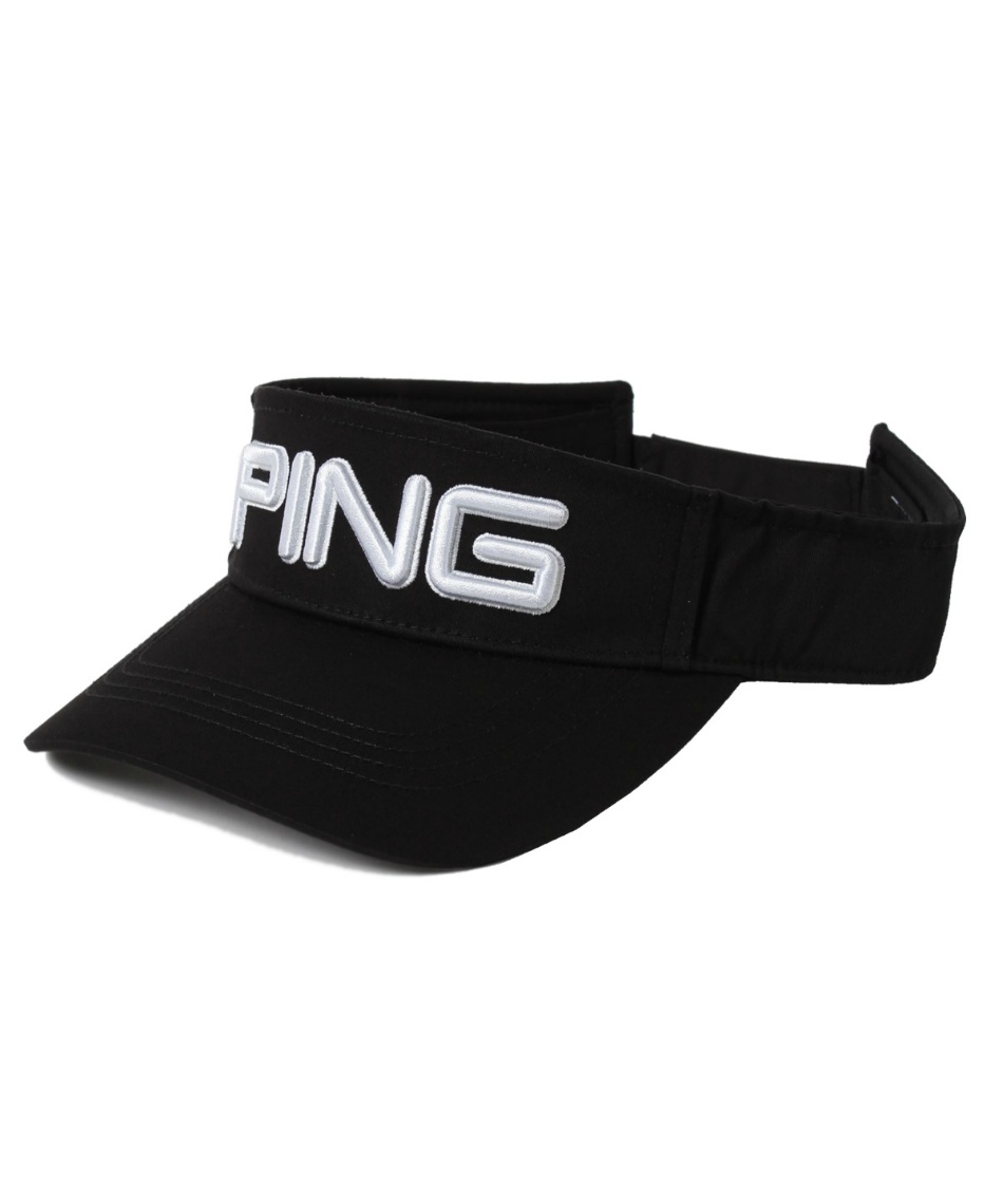 ピンPINGゴルフ ツアーキャップ PINGツアーバイザー 2点 紺 ×白 新品