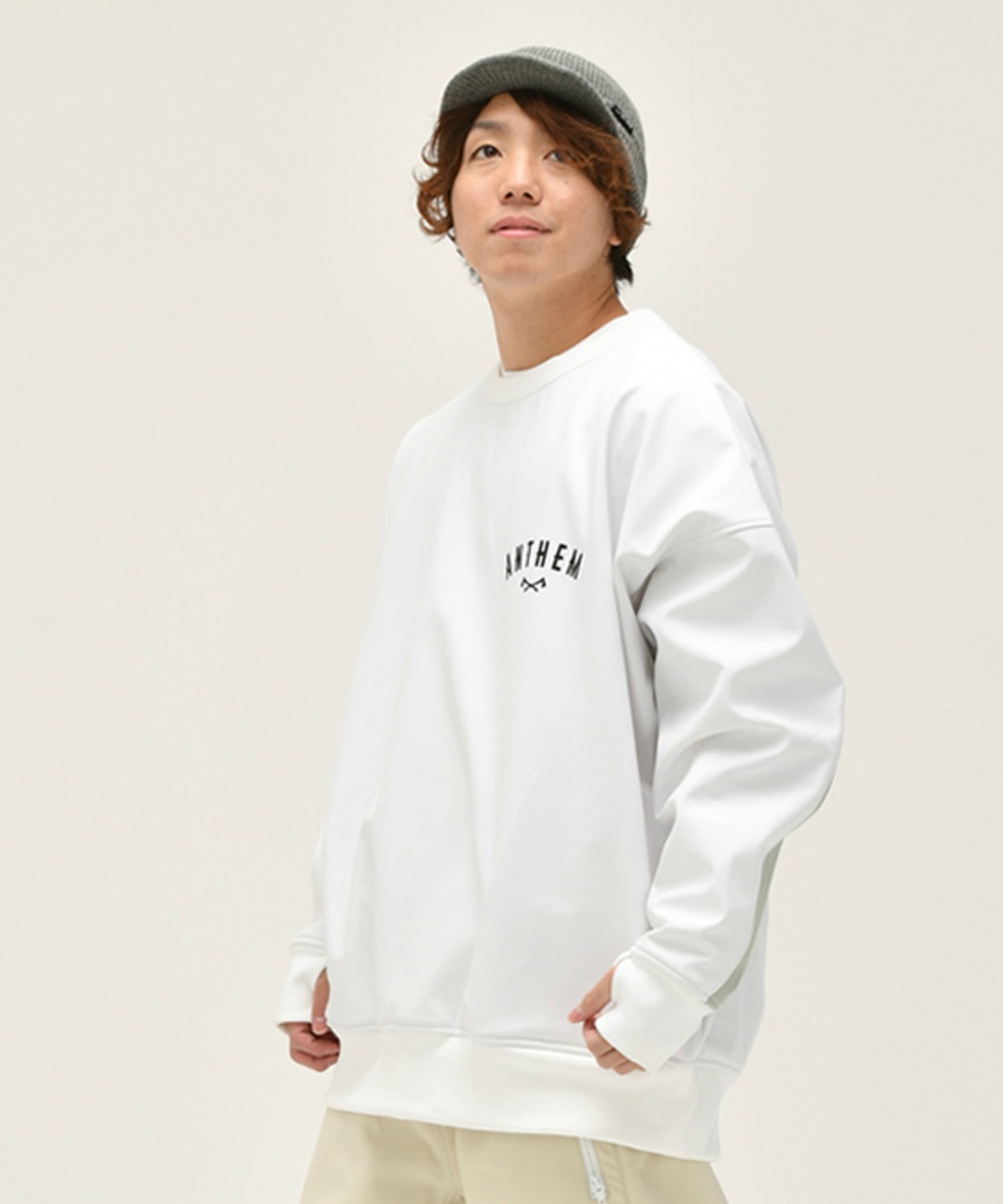 ANTHEM スウェット Mサイズ 防水性10,000mm アンセム(ANTHEM) スノーボードウェア ジャケット HUGE CREW ヒュージ