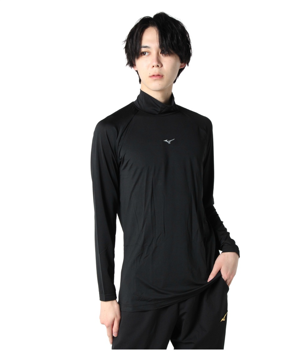 ミズノ(MIZUNO) 野球 アンダーシャツ 長袖 ハイネック 12JA2Q0509