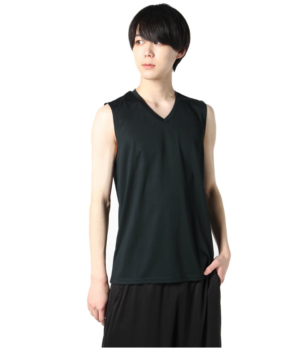 スポーツウェア ノースリーブ 機能Vネックタンク VQ441201M03